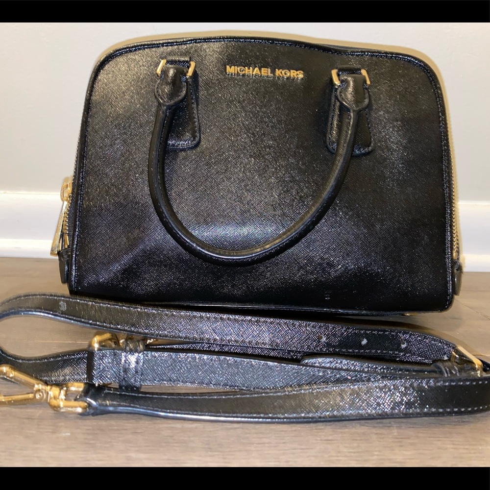 Michael Kors Reese double zip satchel